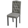 Sillas de comedor 6 unidades de tela gris de , Sillas de comedor - Ref: Foro24-272247, Precio: 399,25 €, Descuento: %