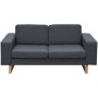 Set de sofás de 2 y 3 plazas gris oscuro de , Sofás - Ref: Foro24-273816, Precio: 925,83 €, Descuento: %
