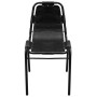 Sillas de comedor 6 unidades cuero auténtico negro de , Sillas de comedor - Ref: Foro24-274394, Precio: 685,40 €, Descuento: %
