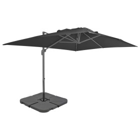 Sombrilla de jardín con base portátil gris antracita de , Sombrillas - Ref: Foro24-276347, Precio: 630,49 €, Descuento: %