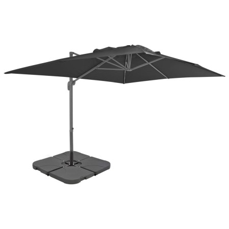 Sombrilla de jardín con base portátil gris antracita de , Sombrillas - Ref: Foro24-276347, Precio: 630,49 €, Descuento: %