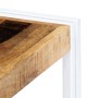 Mueble para TV de madera maciza de mango 90x30x40 cm en Muebles TV | Comprar online en Foru.es