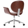 Silla de comedor giratoria cuero sintético marrón de , Sillas de comedor - Ref: Foro24-287393, Precio: 171,29 €, Descuento: %