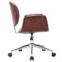 Silla de comedor giratoria cuero sintético marrón de , Sillas de comedor - Ref: Foro24-287393, Precio: 171,29 €, Descuento: %