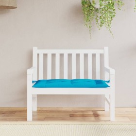 Cojín de banco de jardín tela Oxford azul 110x50x7 cm de , Cojines para sillas y sofás - Ref: Foro24-316458, Precio: 23,84 €,...