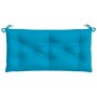 Cojín de banco de jardín tela Oxford azul 110x50x7 cm de , Cojines para sillas y sofás - Ref: Foro24-316458, Precio: 23,84 €,...