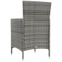 Sillas de jardín 4 unidades con cojines ratán sintético gris de , Sillas de jardín - Ref: Foro24-316690, Precio: 294,96 €, De...