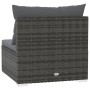 Sofá de jardín de 4 plazas con cojines ratán sintético gris de , Conjuntos de jardín - Ref: Foro24-317519, Precio: 440,61 €, ...