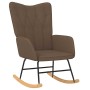 Silla mecedora de tela marrón de , Mecedoras - Ref: Foro24-327614, Precio: 109,87 €, Descuento: %
