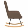 Silla mecedora de tela marrón de , Mecedoras - Ref: Foro24-327614, Precio: 109,87 €, Descuento: %