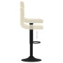 Taburetes de cocina 2 unidades terciopelo crema de , Taburetes de cocina - Ref: Foro24-334304, Precio: 136,06 €, Descuento: %