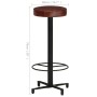 Taburetes de barra de cocina 2 unidades cuero auténtico 76 cm de , Taburetes de cocina - Ref: Foro24-321967, Precio: 171,37 €...