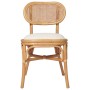 Sillas de comedor 2 unidades lino de , Sillas de comedor - Ref: Foro24-325478, Precio: 222,33 €, Descuento: %