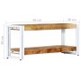Mueble para TV de madera maciza de mango 90x30x40 cm en Muebles TV | Comprar online en Foru.es