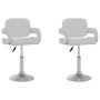Sillas de comedor giratorias 2 unidades cuero sintético blanco de , Sillas de comedor - Ref: Foro24-335557, Precio: 159,84 €,...