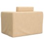 Sofá cama infantil felpa suave color crema de , Mobiliario para bebés y niños pequeños - Ref: Foro24-341848, Precio: 31,98 €,...