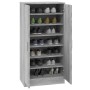 Mueble zapatero madera contrachapada gris Sonoma 55x35x108 cm de , Zapateros y organizadores de calzado - Ref: Foro24-342669,...
