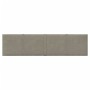 Paneles de pared 12 uds terciopelo gris claro 60x15 cm 1,08 m² de , Recubrimiento de paredes - Ref: Foro24-344063, Precio: 39...