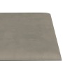 Paneles de pared 12 uds terciopelo gris claro 60x15 cm 1,08 m² de , Recubrimiento de paredes - Ref: Foro24-344063, Precio: 39...