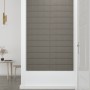 Paneles de pared 12 uds terciopelo gris claro 60x15 cm 1,08 m² de , Recubrimiento de paredes - Ref: Foro24-344063, Precio: 39...