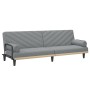 Sofá cama con reposabrazos tela gris claro de , Sofás - Ref: Foro24-351931, Precio: 265,95 €, Descuento: %