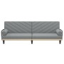 Sofá cama con reposabrazos tela gris claro de , Sofás - Ref: Foro24-351931, Precio: 265,95 €, Descuento: %