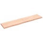 Estante de pared madera maciza roble sin tratar 200x40x(2-6) cm de , Estantes y estanterías - Ref: Foro24-363607, Precio: 117...