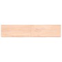 Estante de pared madera maciza roble sin tratar 200x40x(2-6) cm de , Estantes y estanterías - Ref: Foro24-363607, Precio: 117...