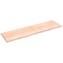 Estante de pared madera maciza roble sin tratar 220x60x(2-4) cm de , Estantes y estanterías - Ref: Foro24-363618, Precio: 144...