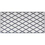 Alfombra de exterior azul marino y blanca reversible 100x200 cm de , Protectores para exterior - Ref: Foro24-364784, Precio: ...