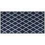 Alfombra de exterior azul marino y blanca reversible 100x200 cm de , Protectores para exterior - Ref: Foro24-364784, Precio: ...