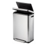 EKO Cubo de basura con pedal X-Cube 30 L plateado mate de , Contenedores de residuos - Ref: Foro24-439997, Precio: 127,28 €, ...