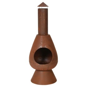 ProGarden Chimenea con tubo Ambient color óxido 110 cm de , Chimeneas - Ref: Foro24-442170, Precio: 116,81 €, Descuento: %