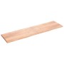 Encimera baño madera maciza tratada marrón claro 200x50x(2-4)cm de , Encimeras - Ref: Foro24-3156173, Precio: 133,06 €, Descu...