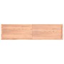 Encimera baño madera maciza tratada marrón claro 200x50x(2-4)cm de , Encimeras - Ref: Foro24-3156173, Precio: 133,06 €, Descu...