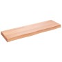 Encimera baño madera maciza tratada marrón claro 100x30x(2-6)cm de , Encimeras - Ref: Foro24-3156127, Precio: 62,16 €, Descue...