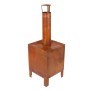 Esschert Design Estufa de terraza S color óxido de , Chimeneas - Ref: Foro24-444911, Precio: 162,14 €, Descuento: %