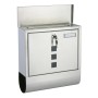 HI Buzón con compartimento de periódicos acero inox 30,5x9,6x33,5 cm de , Ranuras de correo - Ref: Foro24-445595, Precio: 39,...