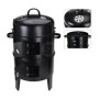 ProGarden Barbacoa de carbón con chimenea y 2 parrillas negro de , Barbacoas - Ref: Foro24-445901, Precio: 82,78 €, Descuento: %
