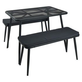 ProGarden Set de muebles de jardín gris oscuro de , Conjuntos de jardín - Ref: Foro24-446776, Precio: 205,22 €, Descuento: %