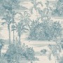 DUTCH WALLCOVERINGS Papel pintado Tropical beige y azul claro de , Papel pintado - Ref: Foro24-442566, Precio: 35,66 €, Descu...