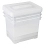 Curver Juego de cajas de almacenamiento Handy transparente 3x20L de , Cestas para almacenaje - Ref: Foro24-443852, Precio: 38...