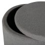 Venture Home Puf Dunken felpa gris 51x51x43 cm de , Otomanas - Ref: Foro24-444802, Precio: 73,02 €, Descuento: %