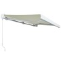 Toldo de carrete manual color crema 300x250 cm de , Toldos - Ref: Foro24-3052669, Precio: 501,91 €, Descuento: %
