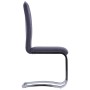 Juego de comedor 9 piezas piel de ante artificial gris de , muebles para cocinas y comedores - Ref: Foro24-3053176, Precio: 7...
