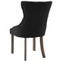 Sillas de comedor 6 unidades tela negras de , Sillas de comedor - Ref: Foro24-3058304, Precio: 976,69 €, Descuento: %