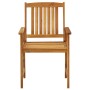 Sillas de jardín con cojines 4 unidades madera maciza de acacia de , Sillas de jardín - Ref: Foro24-3061186, Precio: 321,74 €...