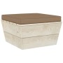Otomana de palets de jardín con cojín madera abeto impregnada de , Sofás modulares de exterior - Ref: Foro24-3063380, Precio:...