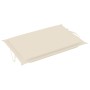 Tumbona mecedora con cojín madera maciza de teca de , Tumbonas - Ref: Foro24-3063335, Precio: 359,88 €, Descuento: %