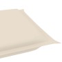 Tumbona mecedora con cojín madera maciza de teca de , Tumbonas - Ref: Foro24-3063335, Precio: 359,88 €, Descuento: %